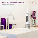 Water Flosser Professional Cordless Dental Oral Irrigator - Portable and Rechargeable IPX7 Waterproof 3 Modes Water Flossing