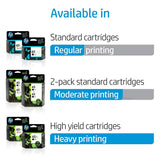 HP 65 | 2 Ink Cartridges | Black, Tri-color | N9K01AN, N9K02AN