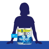 Sparkle Paper Towels, 24 Rolls = 47 Regular Rolls, Longer Lasting Rolls, Pick-A-Size Plus Sheets, 24 Count (Pack of 1)