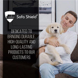 Sofa Shield Original Patent Pending Reversible Chair Slipcover, Chair, Black Gray