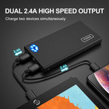 INIU Portable Charger, 10000mAh Power Bank, 4.8A High-Speed 2 USB Ports with Flashlight Battery Pack
