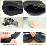 Sleep Eye Mask for Men Women, 3D Contoured Cup Sleeping Mask & Blindfold with Ear Plug Travel Pouch-black