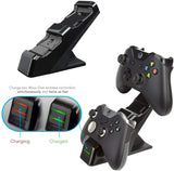 PDP Energizer Xbox One Controller Charger with Rechargeable Battery Pack for Two Wireless Controllers Charging Station Black (Package may Vary)