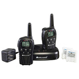 Midland - LXT500VP3, 22 Channel FRS Two-Way Radio with Channel Scan - Up to 24 Mile Range Walkie Talkie (Black)