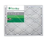 FilterBuy AFB MERV 8 20x25x1 Pleated AC Furnace Air Filter, (Pack of 4 Filters), 20x25x1 - Silver