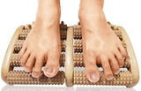 TheraFlow Dual Foot Massager Roller (Large). Relieve Plantar Fasciitis, Stress, Heel, Arch Pain - The Original - Shiatsu Acupressure Relaxation