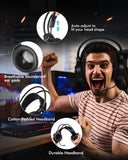 EasySMX Gaming Headset Xbox One Headset with Surround Sound Stereo, PS4 Headset with Mic & LED Light, Compatible with PC, Laptop, PS4, Xbox One