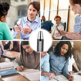 RECJOY 16GB Digital Voice Activated Recorder for Lectures Meetings,Metal Recording Device
