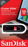 SanDisk Cruzer Glide CZ60 128GB USB 2.0 Flash Drive- SDCZ60-128G-B35