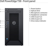 Dell PowerEdge T30 Tower Server - Intel Xeon E3-1225 v5