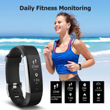 Letsfit Fitness Tracker HR, Activity Tracker Watch with Heart Rate Monitor, Pedometer, Sleep Monitor, 14 Sports Modes, Step Counter, Calorie Counter