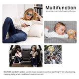 Bourina Sofa Couch Throw Beige, 50"x60",