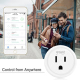 Smart plug, Gosund Mini Wifi Outlet Works With Alexa, Google Home & IFTTT, No Hub Required, Remote Control Your Home Appliances from Anywhere