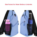 MOSISO Sling Backpack, Multipurpose Crossbody Shoulder Bag Travel Hiking Daypack