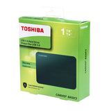 Toshiba HDTB410XK3AA Canvio Basics 1TB Portable External Hard Drive USB 3.0, Black