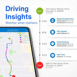 bouncie - Connected Car - OBD2 Adapter - Location Tracking, Driving Habits, Alerts, Geo-Fence, Diagnostics - Family or Fleets - Alexa, Google Home