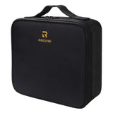 Relavel Travel Makeup Train Case Makeup Cosmetic Case Organizer Portable Artist Storage Bag with Adjustable Dividers