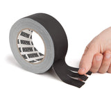 Black Gaffers Tape - 3 Pack, 30 Yards and 2 inch Wide- 3 roll Bulk Set Refills case. Multi-Pack Waterproof Gaffer Matte Cloth Fabric