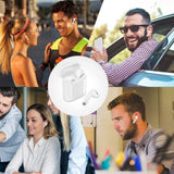 Wireless Bluetooth Earbuds with Portable Charging Case | Anti-Sweat Earplugs Gym Running | Long Battery Life | in-Ear Noise Cancelling Stereo  (57)