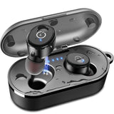 TOZO T10 Bluetooth 5.0 Wireless Earbuds with 【Wireless Charging Case】IPX8 Waterproof TWS Stereo Headphones in-Ear Built-in Mic Headset Premium Sound