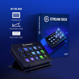 Elgato Stream Deck - Live Content Creation Controller with 15 Customizable LCD Keys, Adjustable Stand, for Windows 10 and macOS 10.11 or later