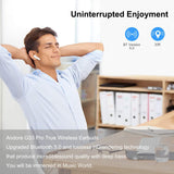 Upgraded Bluetooth 5.0 Wireless Earbuds, Bluetooth Headphones with 35 Hour Playtime Deep Bass HiFi 3D Stereo Sound, Built-in Mic Earphones