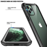 SPIDERCASE iPhone 11 Pro Max Case, Built-in Screen Protector Full Heavy Duty Protection