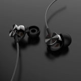 Betron BS10 Earphones Headphones, Powerful Bass Driven Sound, 12mm Large Drivers, Ergonomic Design with Remote Control and Microphone  (Black)
