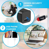 Hidden Camera - HD 1080P - Premium Pack - Motion Detection - USB Hidden Camera - Surveillance Camera - Mini Spy Camera - Nanny Camera