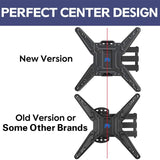 Mounting Dream Full Motion TV Wall Mounts Bracket with Perfect Center Design