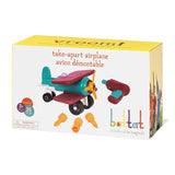 Battat – Take-Apart Airplane – Toy vehicle assembly playset with functional battery-powered drill - toy for kids aged 3 and up