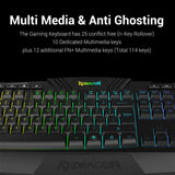 Redragon S101 PC Gaming Keyboard and Mouse Combo Wired LED RGB Backlit with Multimedia Keys Wrist Rest Mouse with 3200 DPI ( Mouse and Keyboard Set)