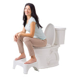 Squatty Potty The Original Bathroom Toilet Stool, 7" height, White
