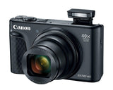 Canon PowerShot SX740 Digital Camera w/40x Optical Zoom & 3 Inch Tilt LCD - 4K VIdeo, Wi-Fi, NFC, Bluetooth Enabled (Black)