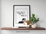 Michael Scott Motivational Quote Poster - 11x14 Unframed Print - Office Decor