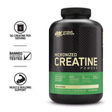 Optimum Nutrition Micronized Creatine Monohydrate Powder, Unflavored, Keto Friendly, 114 Servings