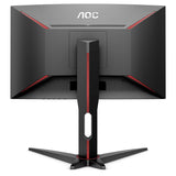 AOC C24G1 24" Curved Frameless Gaming Monitor, FHD 1080p, 1500r VA Panel, 1ms MPRT 144Hz, FreeSync, DP/HDMI/VGA, Height Adjustable, VESA