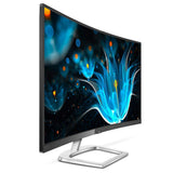 Philips 328E9QJAB 31.5" Curved Frameless Monitor, Full HD 1080P, 128% sRGB & 102% NTSC, Freesync, HDMI/DisplayPort/VGA, Vesa