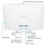 HP 24-Inch All-in-One Computer, Intel Core i5-8250U, 12GB RAM, 1TB Hard Drive, Windows 10 (24-f0060, White)