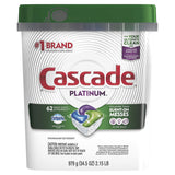 Cascade Platinum ActionPacs Dishwasher Detergent, Fresh, 62 Count (Packaging May Vary)