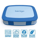 Bentgo Kids Childrens Lunch Box - Bento-Styled Lunch Solution Offers Durable, Leak-Proof, On-the-Go Meal and Snack Packing