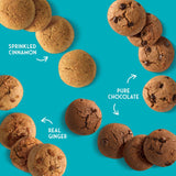 Enjoy Life Soft Baked Cookies, Soy free, Nut free, Gluten free, Dairy free, Non GMO, Vegan, Variety Pack