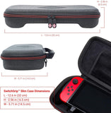 Satisfye – New SwitchGrip Slim Bundle, Accessories Compatible with Nintendo Switch -The Bundle includes: Switch Grip, Slim Case. BONUS: 2 Thumbsticks