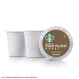 Starbucks Pike Place Roast Medium Roast Single Cup Coffee for Keurig Brewers, 4 boxes of 24 (96 total K-Cup pods)