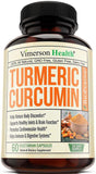 Turmeric Curcumin with Bioperine Joint Pain Relief. Anti-Inflammatory, Antioxidant Supplement with 10 milligrams of Black Pepper