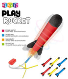 Play22 Toy Rocket Launcher - Jump Rocket Set Includes 6 Rockets - Play Rocket Soars Up to 100 Feet - Missile Launcher Best Gift for Boys and Girls