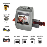 Magnasonic All-in-One High Resolution 22MP Film Scanner, Converts 35mm/126KPK/110/Super 8 Films, Slides, Negatives into Digital Photos