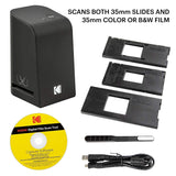 KODAK Film Scan Tool for PC and MAC – 5MP Digital Film Scanner Converts & Saves 35mm Film Negatives & Slides Directly on Your Computer with Capture