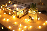 Globe String Lights, 49ft 100 LED Warm White Waterproof Decorative Fairy LED String lights pack