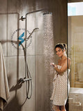 SparkPod Shower Head - High Pressure Rain - Luxury Modern Chrome Look - Easy Tool Free Installation - The Perfect Adjustable Replacement